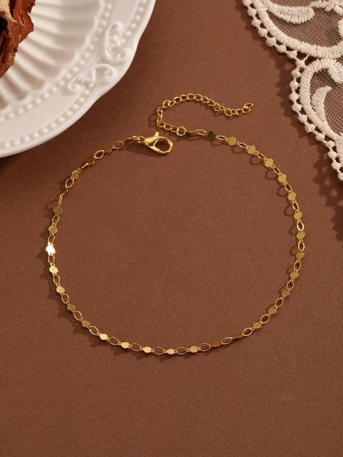 QIAMNI Summer Bohemia Crystal Cubic Zirconia Anklet For Women Girls