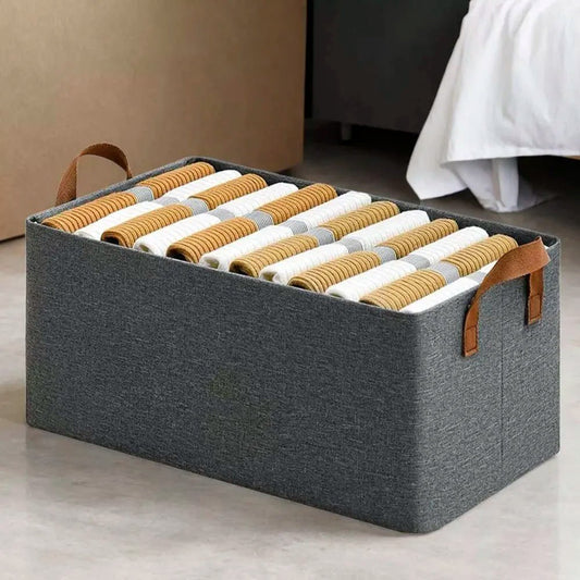 Multipurpose Organizer Basket Kit with 4 Pieces for Clothes and Towels