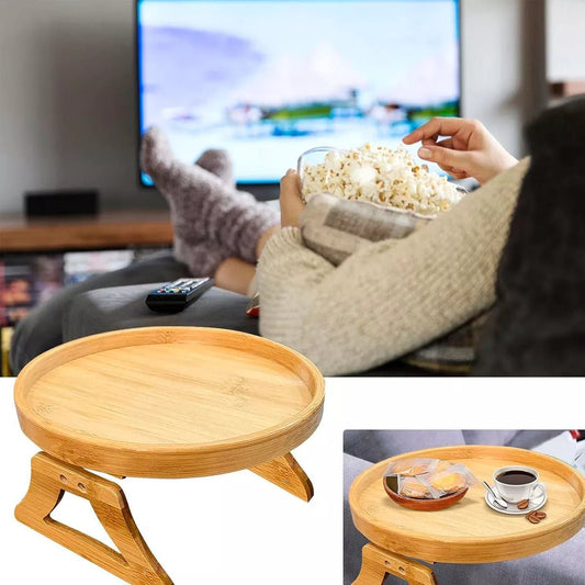 Folding Wooden Sofa Support Tray 25cm