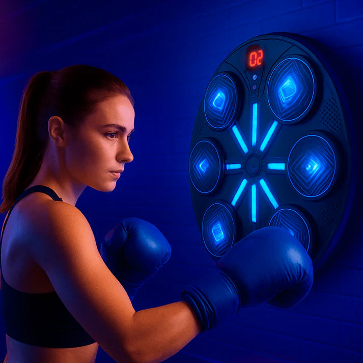 Intelligent Musical Boxing Set, Free Gloves + E-book: Burn Calories at Home